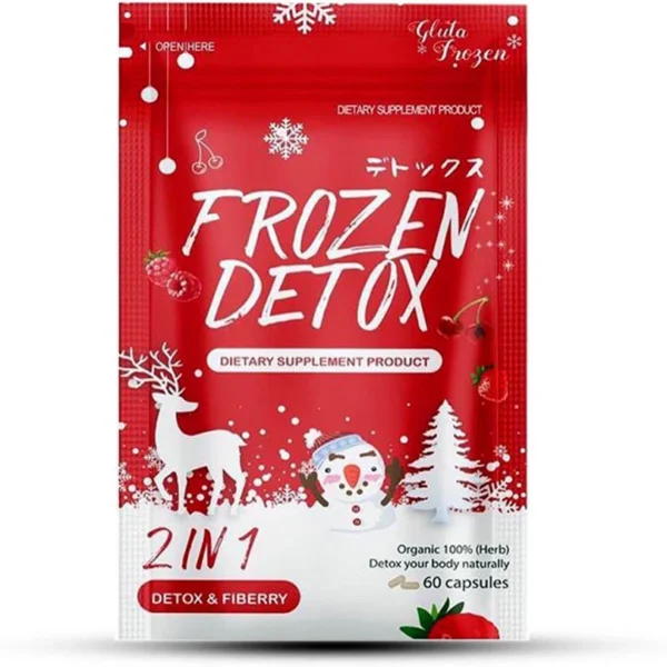 Frozen Detox 2in1 Detox & Fiberry, 60 capsules