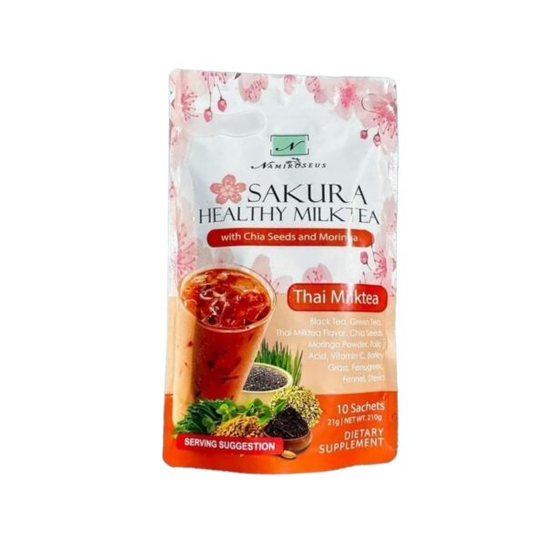 Sakura Healthy Milk Tea, 210g, 10 Sachets