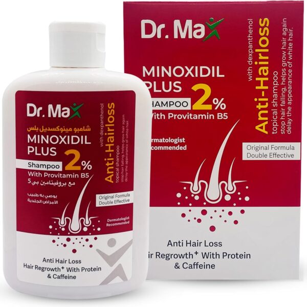Dr Max Minoxidil Plus 2% Shampoo