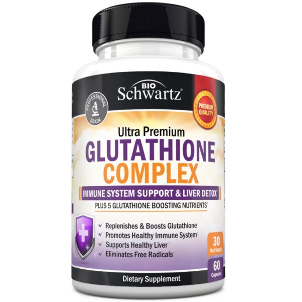BioSchwartz, Premium Ultra Pure, Glutathione Complex, 60 Capsules