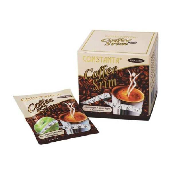 Constanta Coffee Body Srim, Collagen & Antioxidants, 12 sachets