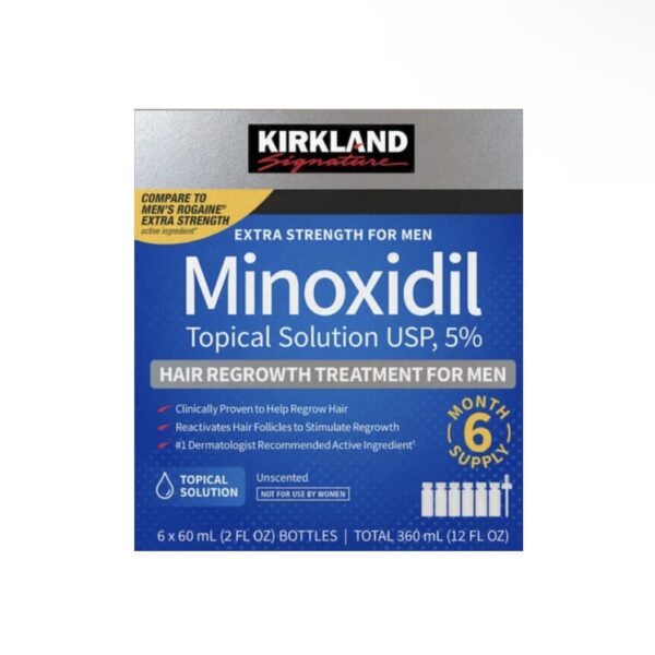 Kirkland Minoxidil 5% for Men, 6 Months Supply