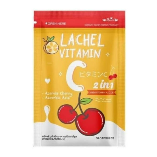 Lachel Vitamin C 2in1, Vitamin A & E, 60 Capsules