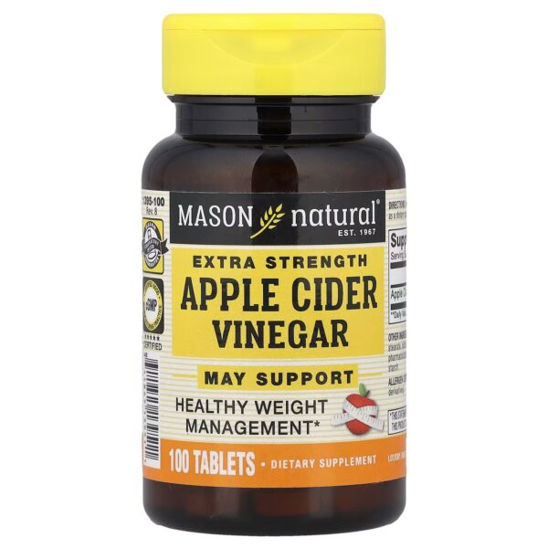 Apple Cider Vinegar, Extra Strength, 100 Tablets