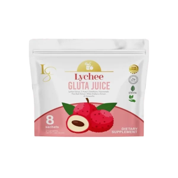 Luxe Slim Lychee Gluta Juice, 21g X 8 Sachets