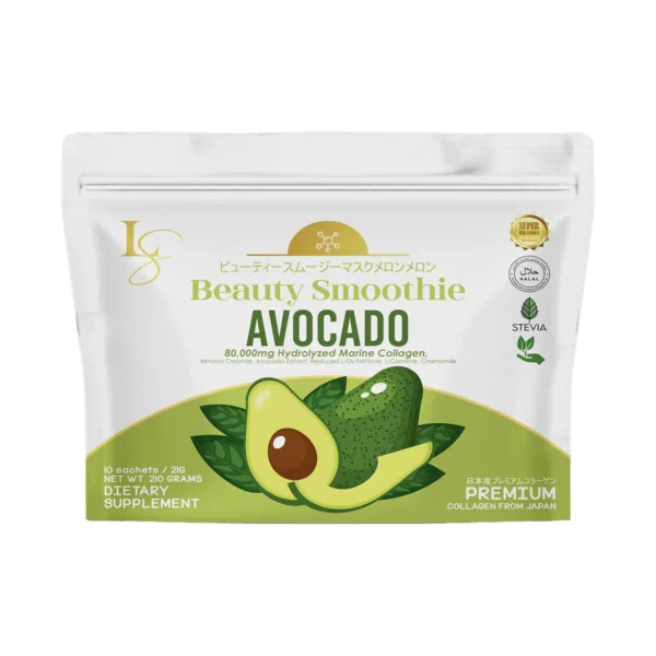 Luxe Slim Beauty Smoothie Avocado, 10 Sachets X 21g