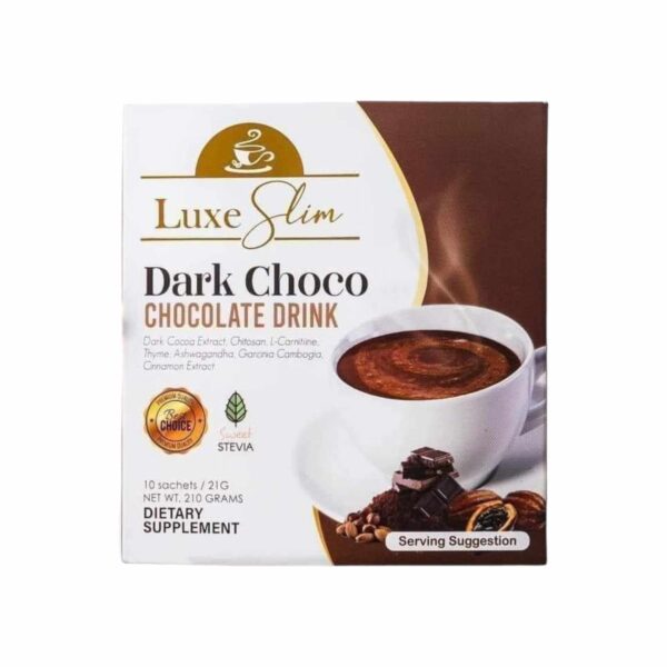 Luxe Slim Dark Choco, 21g x 10 sachets