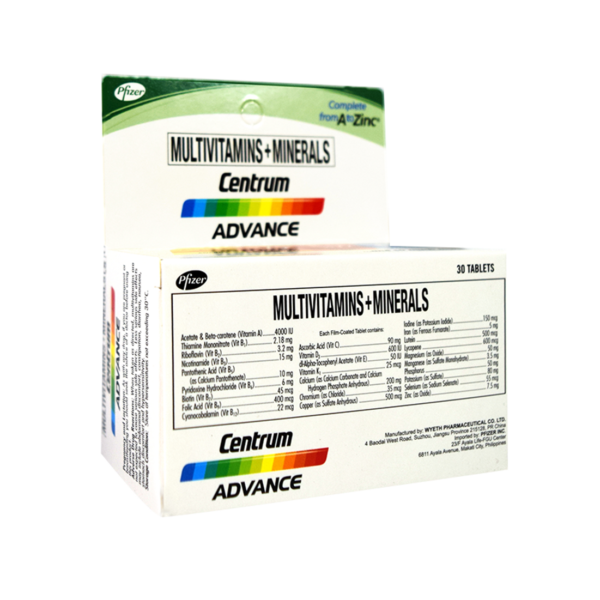 Centrum Advance, Multivitamins, 30 Tables