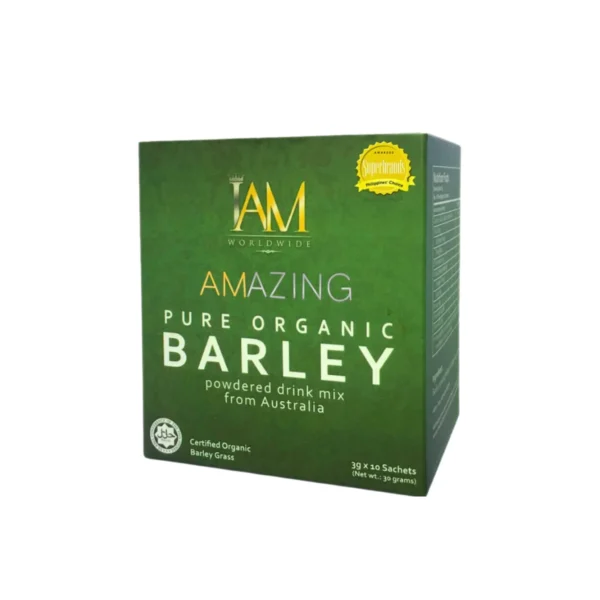 Amazing, Pure Organic Barley Powder Drink, 10 sachets