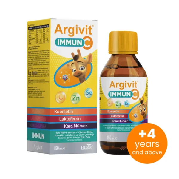 Argivit Immun C Food Supplement Syrup 150 ml, +4 Years Old