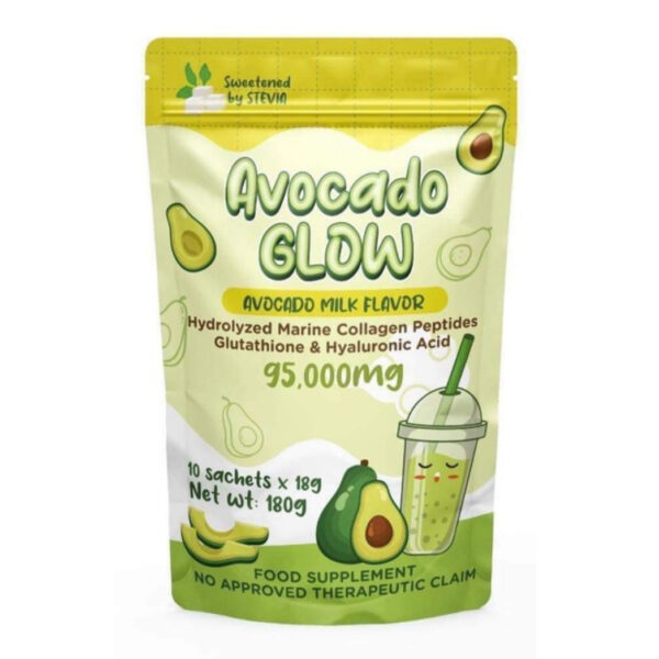 Avocado Glow Avocado Milk Flavor, 10 Sachets X 18g