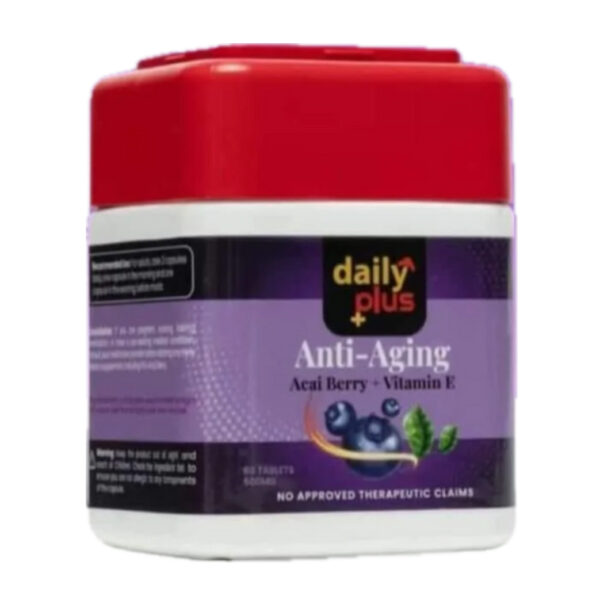 Daily Plus Anti-Aging Acai Berry, 60 Capsules