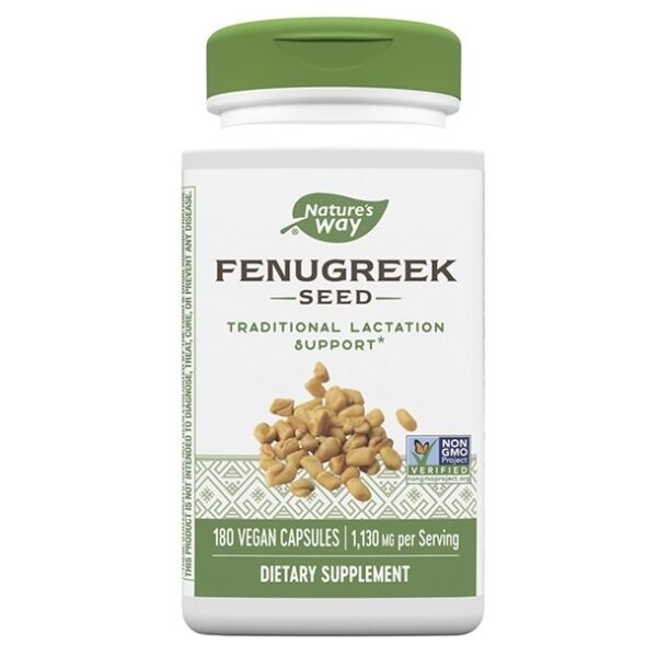 Nature's Way Fenugreek Seed, Breastfeeding Support, 180 Capsules