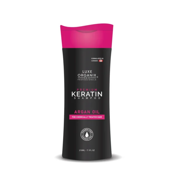 Luxe Organix Premium Keratin Argan Shampoo, 210ml