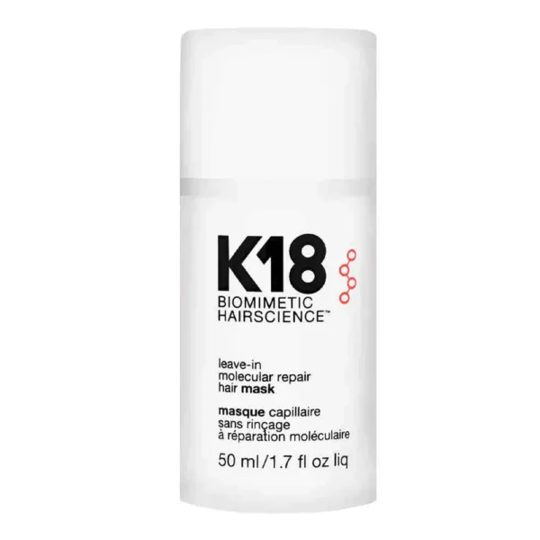 K18 Biomimetic HairScience, Leave-In Molecular Repair Hair Mask, 50 ml