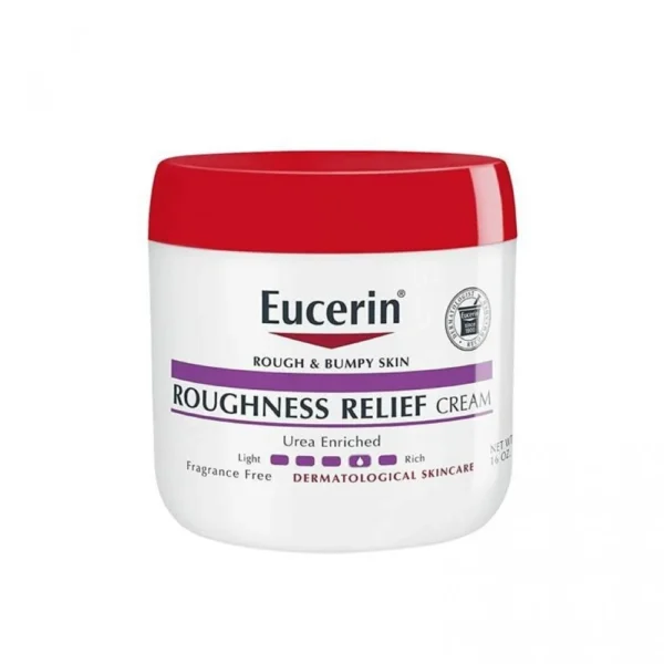 Eucerin Roughness Relief Cream, Fragrance Free, 454 g