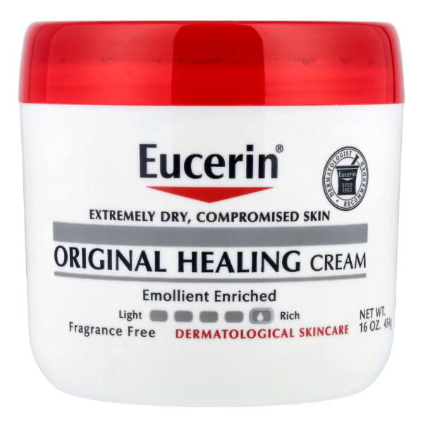 Eucerin Original Healing Cream, Extremely Dry, Compromised Skin, 454 g
