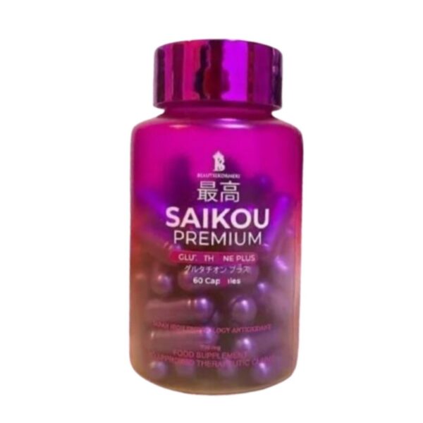 Saikou, Glutathione Capsule For Skin & Immunity, 60 Tablets