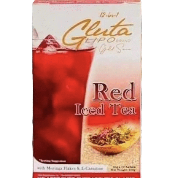 Gluta Lipo 12 in 1 Red Ice Tea, 10 Sachet