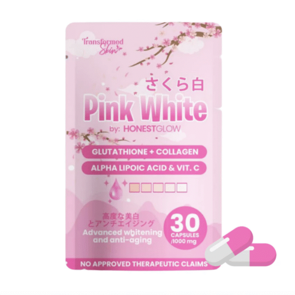 Honest Glow Pink White Glutathione And Collagen, 30 Capsules