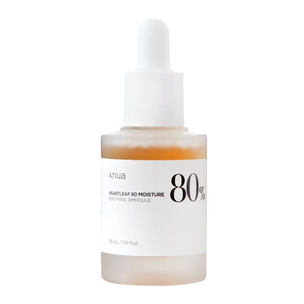 Anua Heartleaf 80% Soothing Ampoule, 30ml