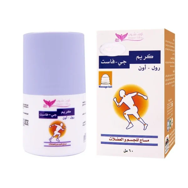 G-Fast Cream, Roll on Body and Muscle Massage, 60ml