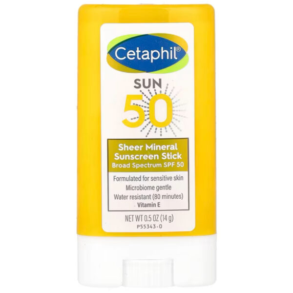 Cetaphil Sheer Mineral Sunscreen Stick, SPF 50, 14 g