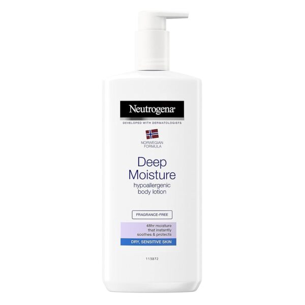 Neutrogena Formula Deep Moisture Body Lotion Dry & Sensitive Skin, 400ml