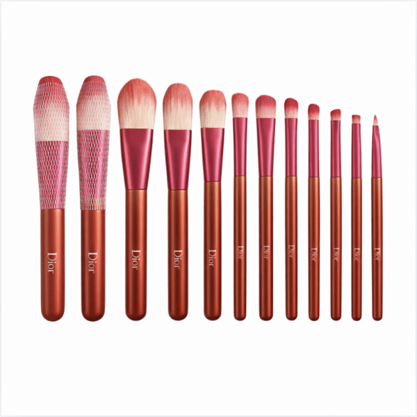 Di.or Dark Rose Pink Luxury Makeup Brush Set