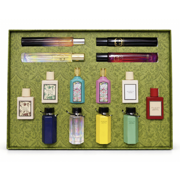 gucci mini perfume set 14 pieces + gucci gift bag