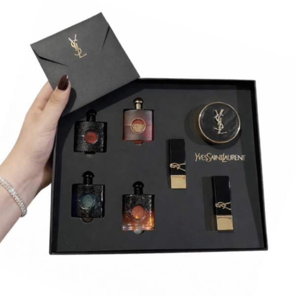 YSL Black Opium Set Black Box + YSL paper black bag