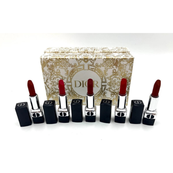 Christian DIOR Rouge Dior Limited Edition ~ 5pc Mini Lipstick Gift Set