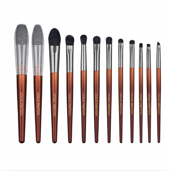 Louis Vuitton Luxury Makeup Brush Set with Storage Case